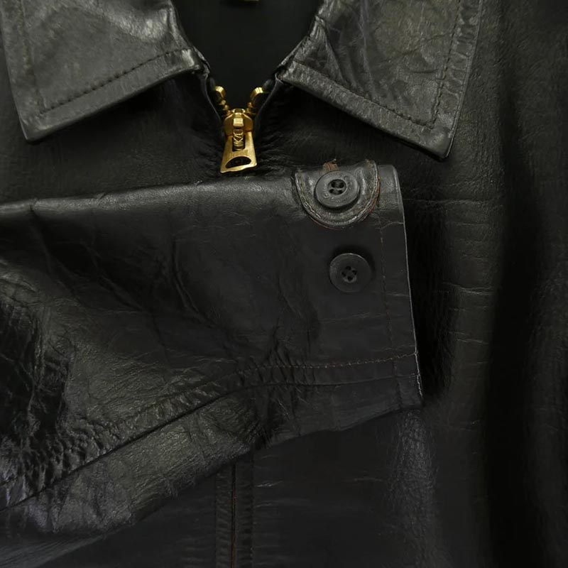オルゲイユ Horse Leather Single Riders Jacket 茶芯 ホースハイド レザー ライダース ジャケット 買取実績 画像