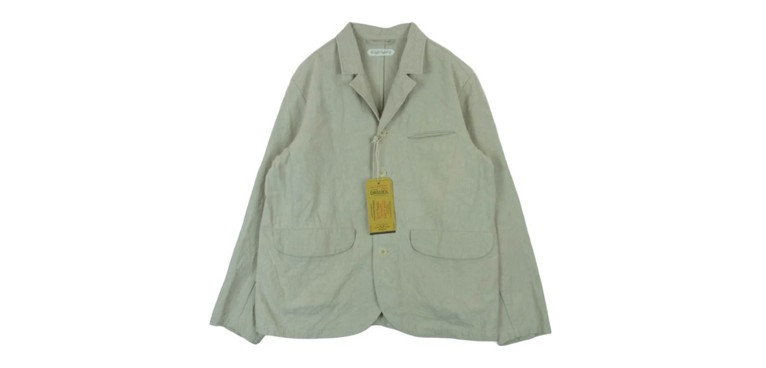オルゲイユ OR-4313 Cotton Linen Sack Jacket  買取実績