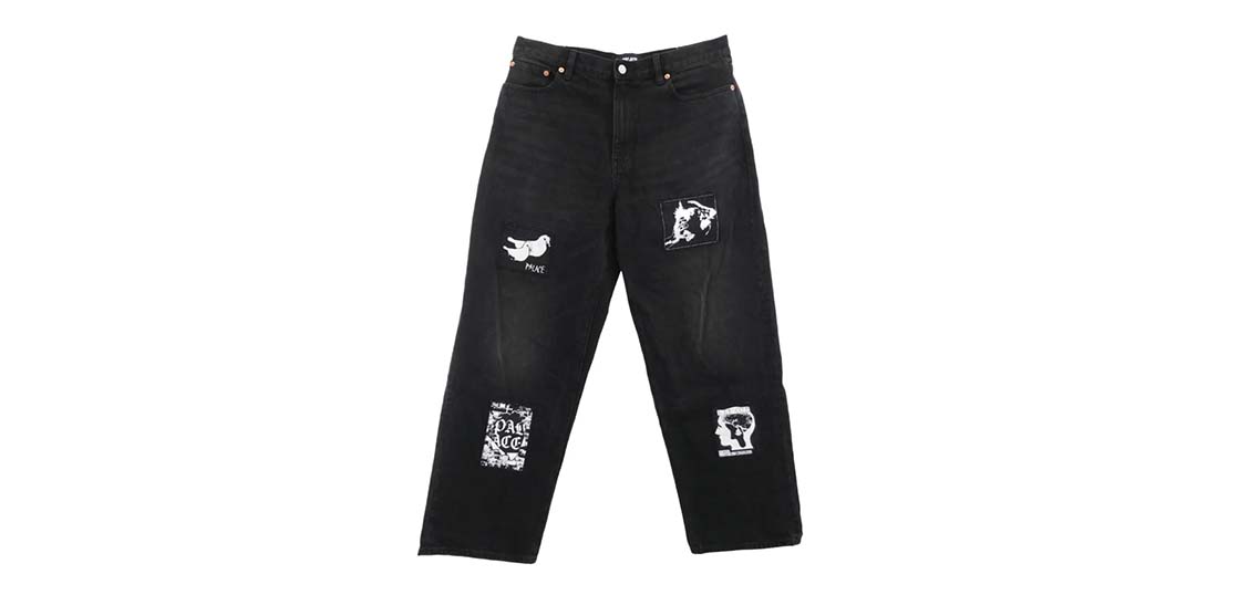 PALACE パレス 25SS P90 BAGGY JEAN PATCH UP  ブラック系  買取実績