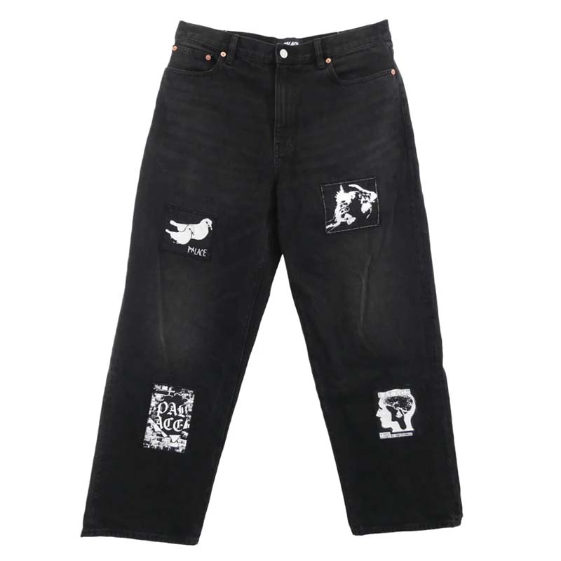 PALACE パレス 25SS P90 BAGGY JEAN PATCH UP  ブラック系  買取実績