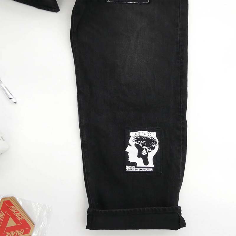 PALACE パレス 25SS P90 BAGGY JEAN PATCH UP ブラック系 買取実績 画像