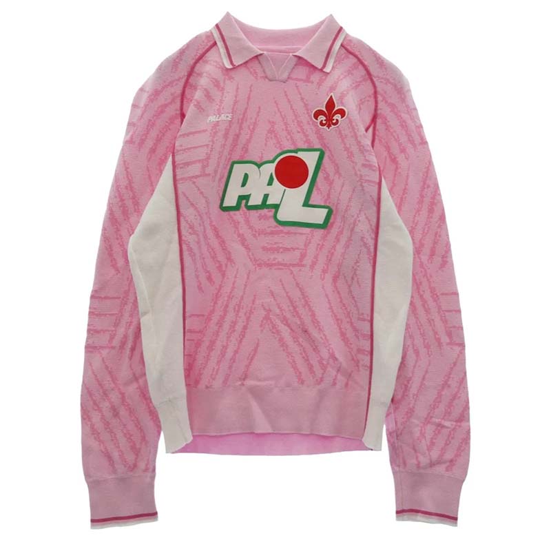 PALACE パレス 26SS Viola Knit ヴィオラ 長袖 ポロ ニット ピンク系 ホワイト系 買取実績