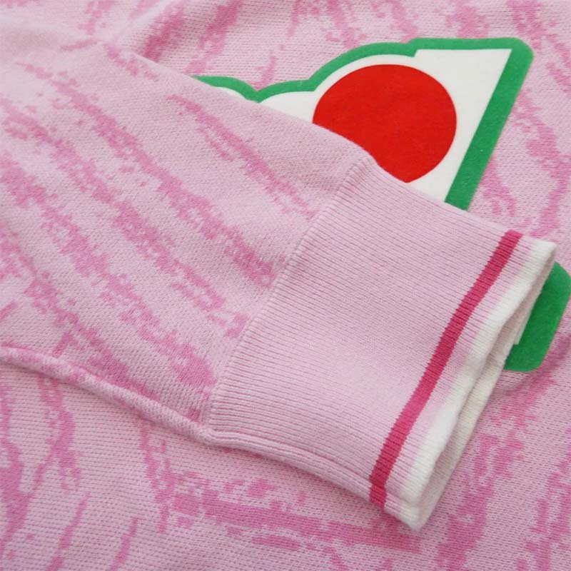 PALACE パレス 26SS Viola Knit ヴィオラ 長袖 ポロ ニット ピンク系 ホワイト系 買取実績 画像