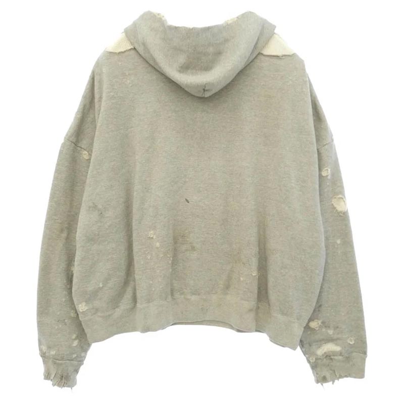 レディメイド RE-CO-GY-00-00-284 DOUBLE FACE HOODIE ダブルフェイス 裏地サーマル ダメージ加工 フーディー パーカー 買取実績 画像