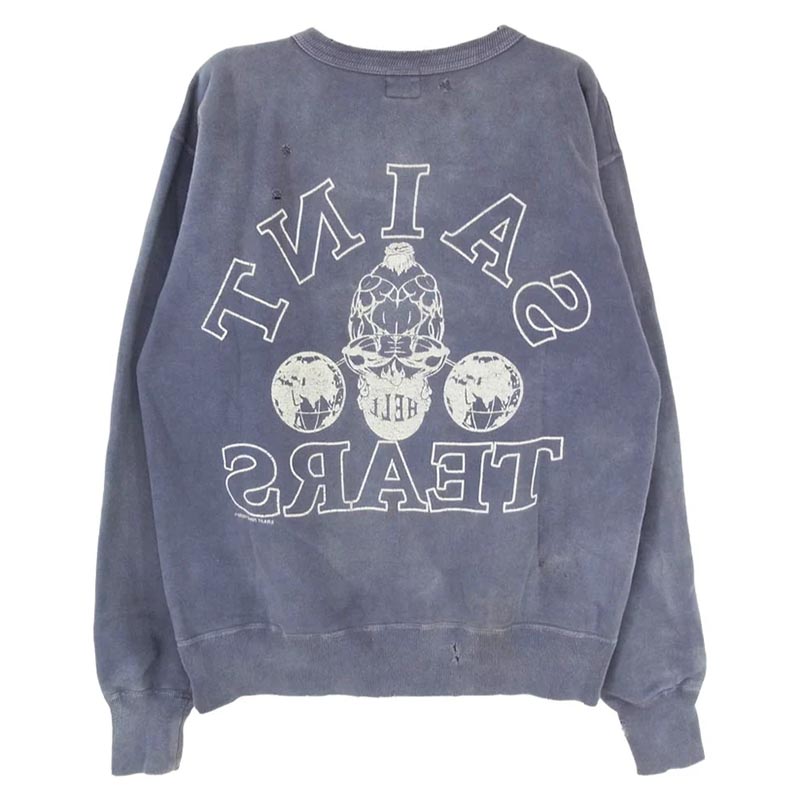 セントマイケル 21SS SM-S21-0000-048 SM × DENIM TEARS デニムティアーズ CREW SWEATSHIRT プリント スウェット トレーナー 買取実績 画像