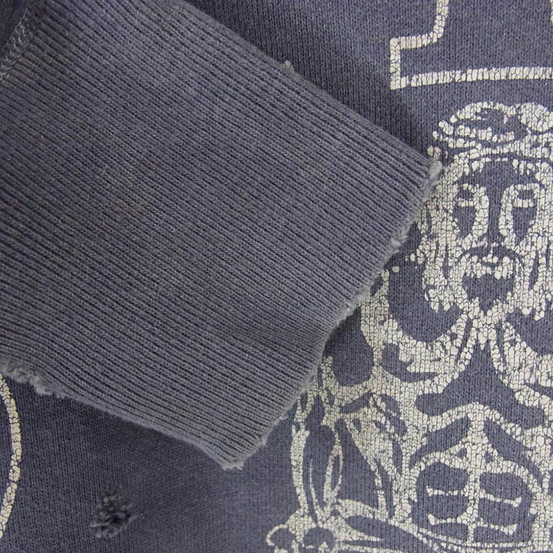 セントマイケル 21SS SM-S21-0000-048 SM × DENIM TEARS デニムティアーズ CREW SWEATSHIRT プリント スウェット トレーナー 買取実績 画像