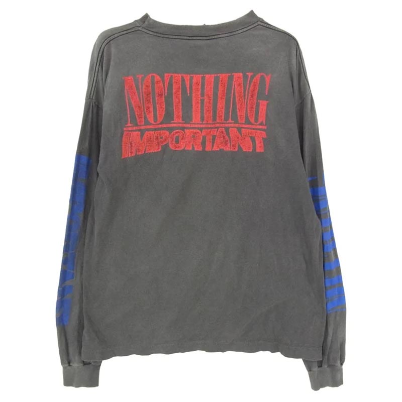 セントマイケル SM-YS1-0000-C35 × 河村康輔 kosuke kawamura KK LS TEE NOTHING Tee プリント Tシャツ 長袖 買取実績 画像