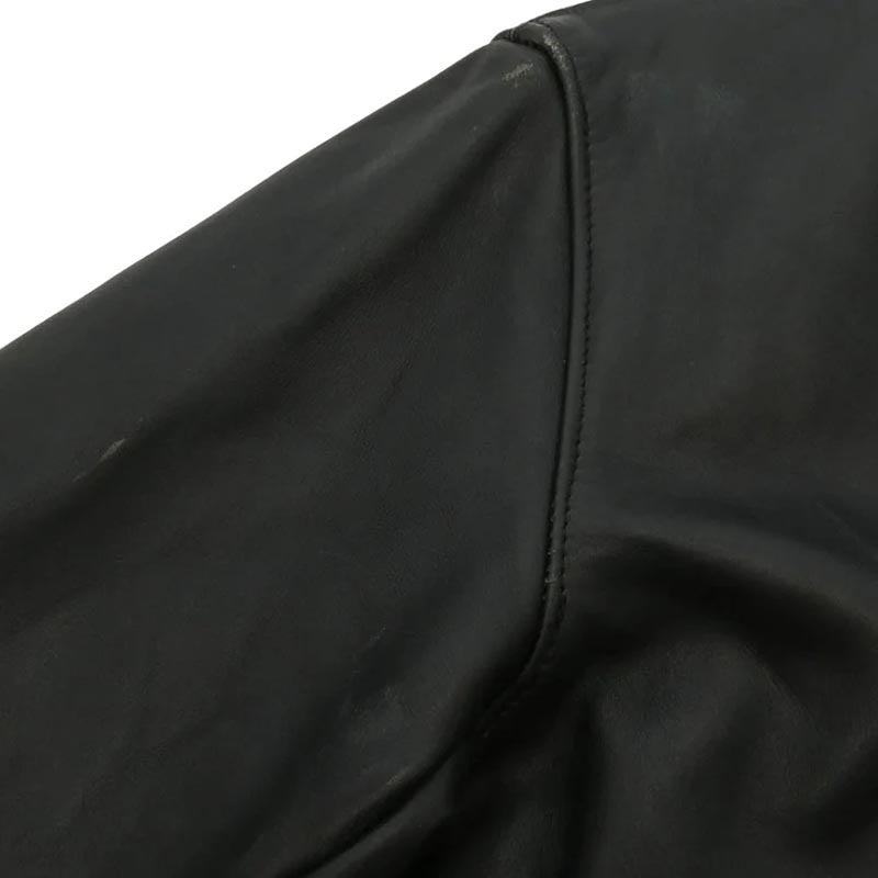 ショット ボアライナー付属 レザー シングル ライダース ジャケット 買取実績 画像