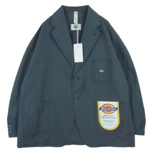 シンヤコヅカ 2601SK118 His JK With Dickies ディッキーズ 別注 T/C TWILL 2B テーラード ジャケット チャコール系 画像