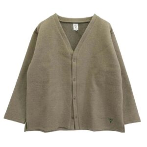 サウスツーウェストエイト 24AW PU535 S.S. V Neck Cardigan カーディガン 薄モスグリーン系 買取実績