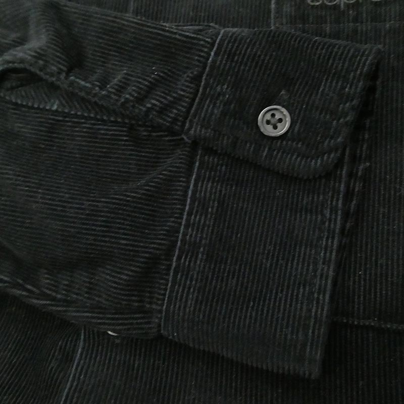 シュプリーム 19AW corduroy shirt コーデュロイ フロントポケット 長袖シャツ 買取実績 画像