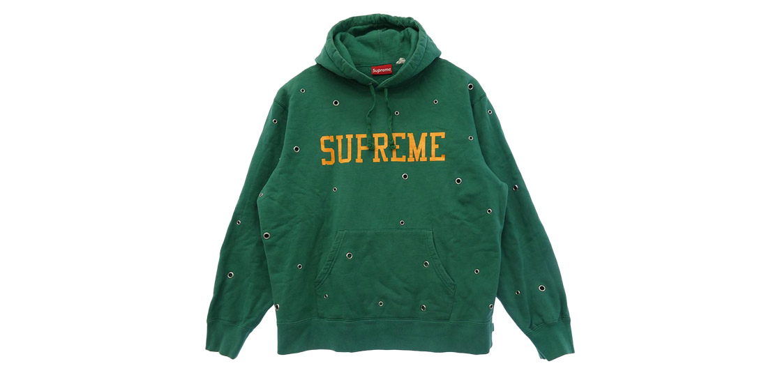 シュプリーム 20SS EYELET HOODED SWEATSHIRT 買取実績