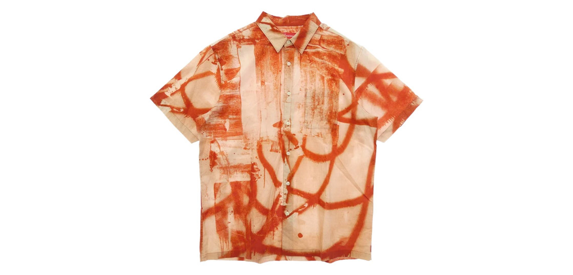 シュプリーム 21AW SUP-FW21-284 Christopher Wool S/S Shirt Red 買取実績