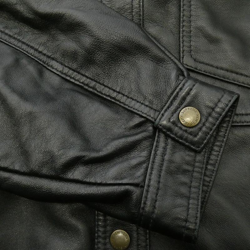 シュプリーム 22SS x Schott ショット Leather Work Jacket レザー ワーク ジャケット 買取実績 画像