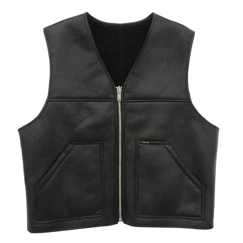 シュプリーム 24AW Reversible Faux Shearling Work Vest 買取実績
