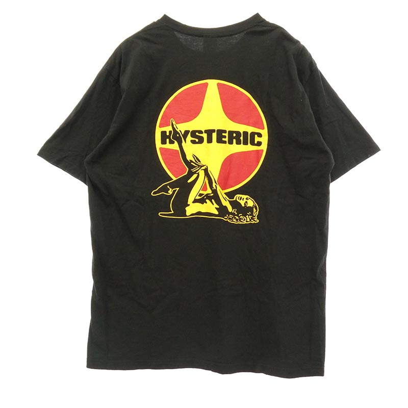 シュプリーム 24AW x HYSTERIC GLAMOUR Pin Up Tee Black ヒステリックグラマー ピン アップ 半袖 Tシャツ 買取実績 画像