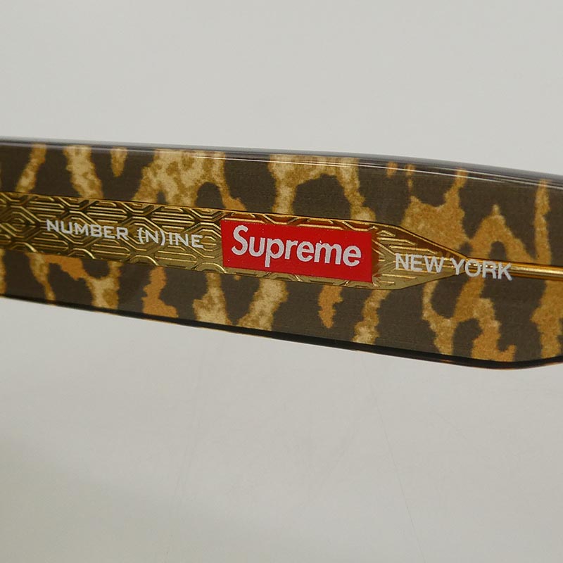 シュプリーム 25AW x Number (N)ine ナンバーナイン Sunglasses Leopard サングラス レオパード 買取実績 画像