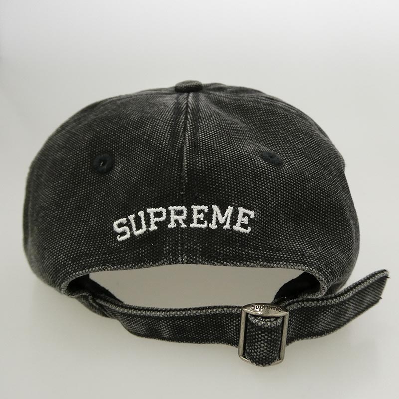 シュプリーム 25AW Pigment Canvas S Logo 6-Panel Cap Sロゴ 刺繍 キャップ 帽子 買取実績 画像