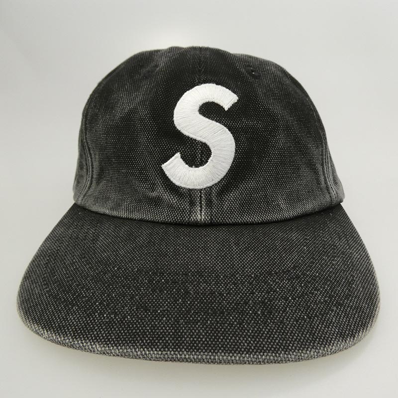 シュプリーム 25AW Pigment Canvas S Logo 6-Panel Cap Sロゴ 刺繍 キャップ 帽子 買取実績 画像