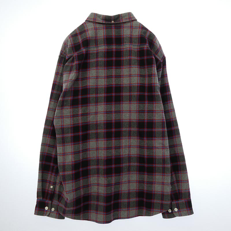 シュプリーム 25AW Plaid Flannel Shirt チェック フランネル 長袖 BD ボタンダウン シャツ 買取実績 画像