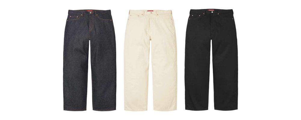 Supreme 2026AW Week3発売予定アイテムまとめ|ブランド古着買取専門店LIFEBaggy Selvedge Jean 33,000円画像