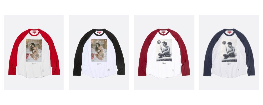 Supreme 2026AW Week3発売予定アイテムまとめ|ブランド古着買取専門店LIFESupreme/Larry Clark Sequin Raglan L/S Top 26,400円画像
