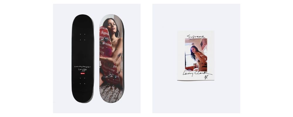 Supreme 2026AW Week3発売予定アイテムまとめ|ブランド古着買取専門店LIFESupreme/Larry Clark Skateboard 16,500円 / Supreme/Larry Clark Zine 5,500円画像