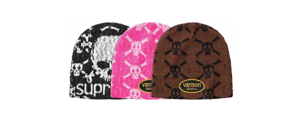 Supreme 2026AW Week5発売予定アイテムまとめ｜ブランド古着買取専門店LIFESupreme®/Vanson Leathers® Skull Beanie 8,800円画像