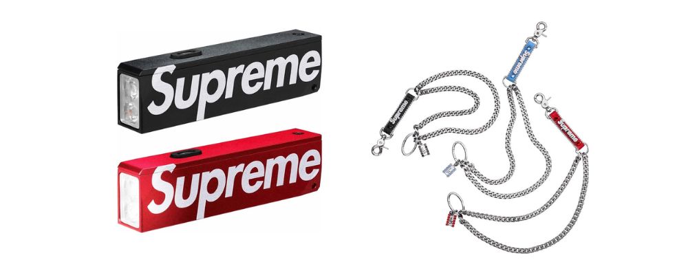 Supreme 2026AW Week5発売予定アイテムまとめ｜ブランド古着買取専門店LIFESupreme®/ACEBEAM Flashlight Keychain 5,500円 / Supreme®/b.b. Simon® Chain 31,900円 画像