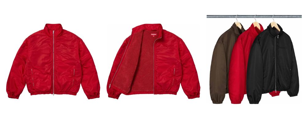 Supreme 2026AW Week6発売予定アイテムまとめ|ブランド古着買取専門店LIFEStand Collar Lined Nylon Jacket 49,500円画像