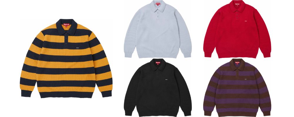 Supreme 2026AW Week6発売予定アイテムまとめ|ブランド古着買取専門店LIFESmall Box Sweater Polo 28,600円画像