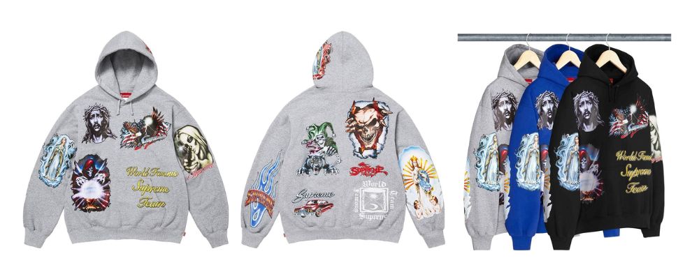Supreme 2026AW Week6発売予定アイテムまとめ|ブランド古着買取専門店LIFEStickers Hooded Sweatshirt 31,900円画像