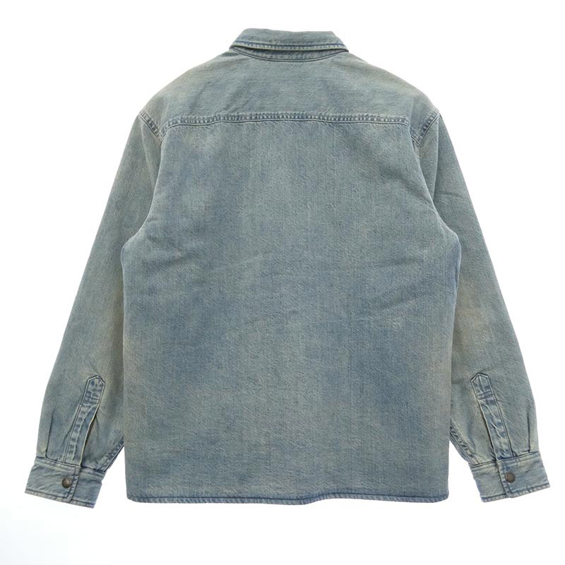 シュプリーム 26SS Quilted Lined Denim Snap Shirt キルテッド ラインド デニムスナップシャツ キルティング デニム ジャケット 買取実績 画像