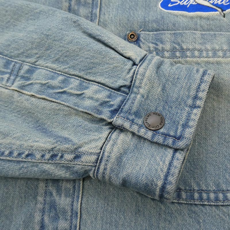 シュプリーム 26SS Quilted Lined Denim Snap Shirt キルテッド ラインド デニムスナップシャツ キルティング デニム ジャケット 買取実績 画像