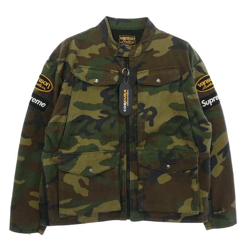 シュプリーム 26SS × Vanson Leathers Cordura Jacket Woodland Camo 買取実績