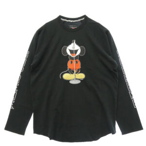 シュプリーム Disney ディズニー × Number (N)ine ナンバーナイン × Mickey Raglan L/s Top ミッキー ラグラン スリーブ クルーネック Tシャツ 買取実績 画像