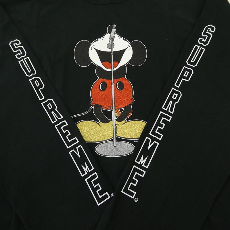 シュプリーム Disney ディズニー × Number (N)ine ナンバーナイン × Mickey Raglan L/s Top ミッキー ラグラン スリーブ クルーネック Tシャツ 買取実績 画像