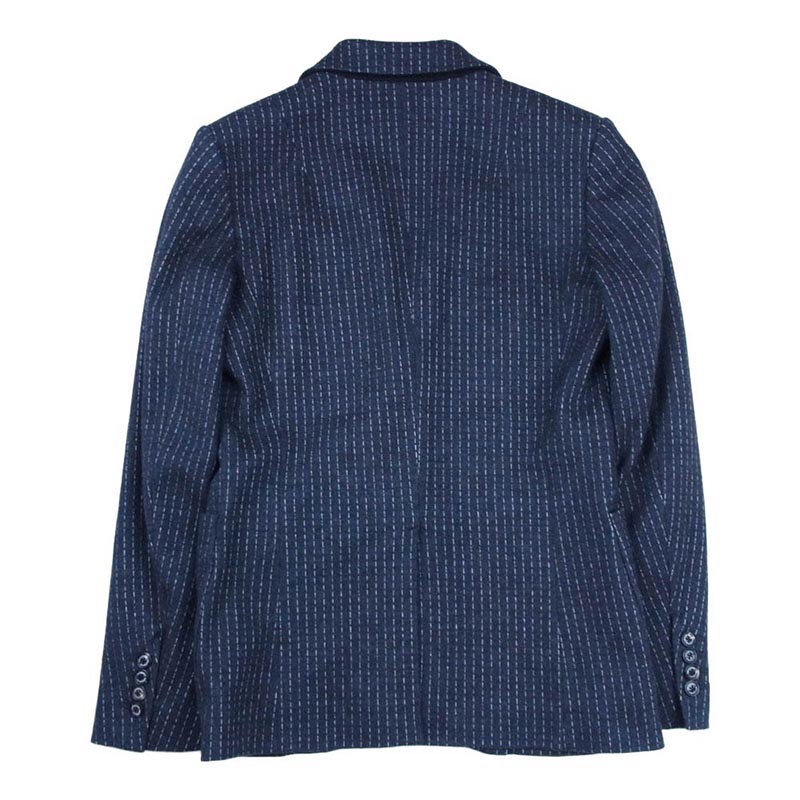 ウノピュウノウグァーレトレ MRB237 WCT006 COMPRESSION STRIPE FLANO JERSEY SINGLE JACKET フラノジャージー 2Bテーラードジャケット 買取実績 画像