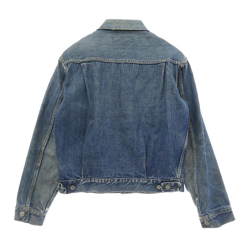リーバイス VINTAGE ヴィンテージ 50s 60s セカンド 2nd 507XX BIGE ビックE 両面タブ ボタン裏刻印17 デニム ジャケット 買取実績 画像