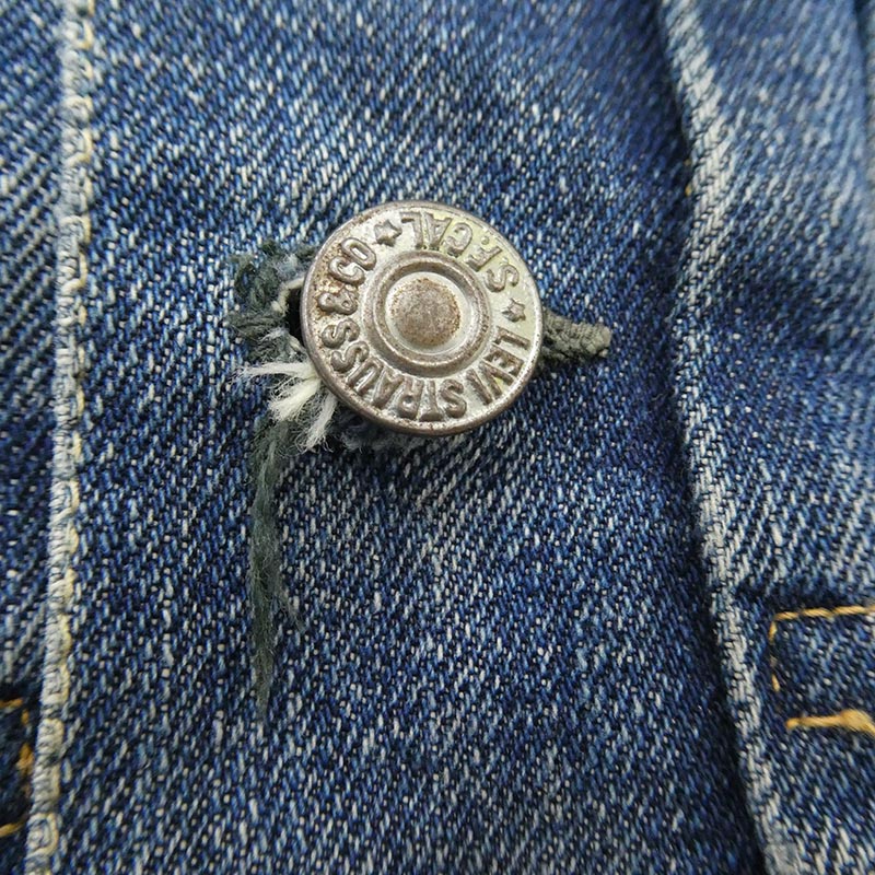 リーバイス VINTAGE ヴィンテージ 50s 60s セカンド 2nd 507XX BIGE ビックE 両面タブ ボタン裏刻印17 デニム ジャケット 買取実績 画像