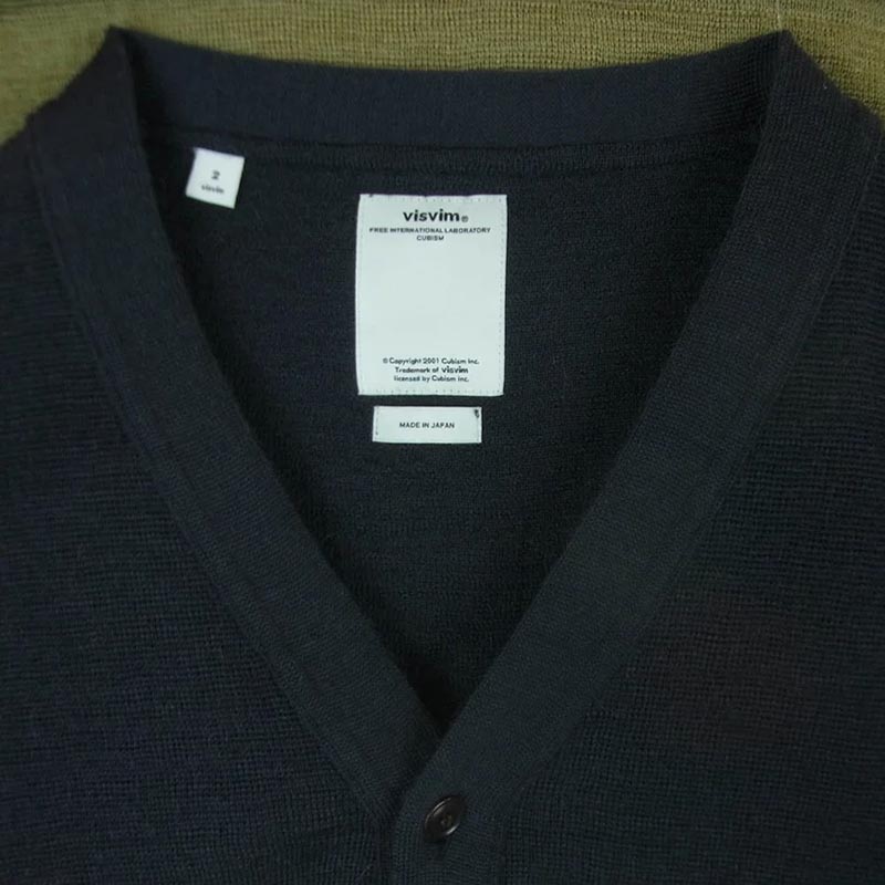 VISVIM 15AW 0115205012003 Wool Mohair Longsleeve Knit Cardigan ウール モヘア ロングスリーブ 長袖 ニット カーディガン 買取実績 画像