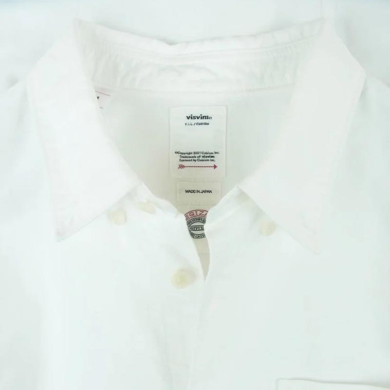 VISVIM 19AW 0119405011001 ALBACORE LUNGTA アルバコア ルンタ ギザコットン 長袖 BD ボタンダウン シャツ 買取実績 画像