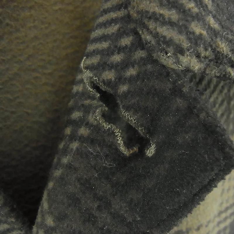 ワコマリア 23AW CHECK FLEECE SHIRT JACKET チェック フリース 長袖 シャツ ジャケット 買取実績 画像