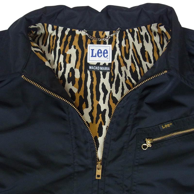 ワコマリア 25SS LB0602 × Lee リー NYLON 91-B JACKET 裏地レオパード ジップアップ ジャケット ブルゾン 買取実績 画像