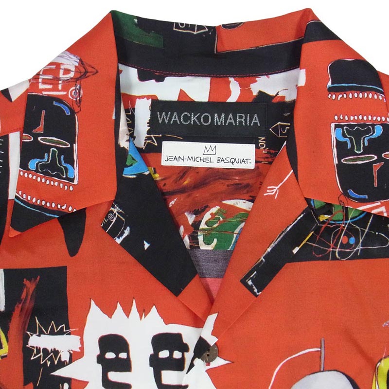 ワコマリア 26SS BASQUIAT-WM-HI26 x JEAN-MICHEL BASQUIAT ジャン=ミシェル・バスキア S/S HAWAIIAN SHIRT 半袖 ハワイアン アロハシャツ 買取実績 画像