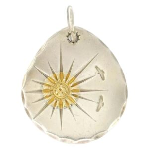 ウィングロック 16本彫り タタキ 金 太陽 メタル ペンダントトップ 買取実績