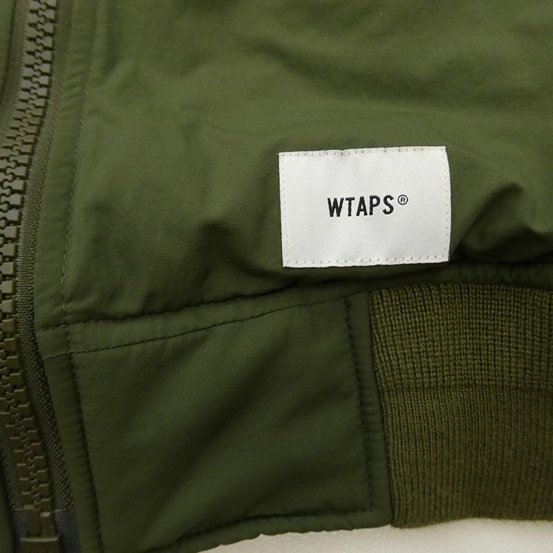 WTAPS 19AW 192BRDT-JKM02 INCOM JACKET NYLON TUSSAH インカム バックロゴ フーデット 裏起毛 ジャケット 買取実績 画像