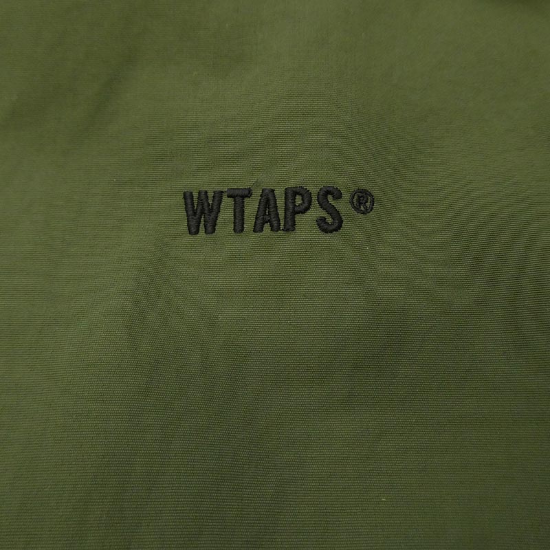 WTAPS 19AW 192BRDT-JKM02 INCOM JACKET NYLON TUSSAH インカム バックロゴ フーデット 裏起毛 ジャケット 買取実績 画像