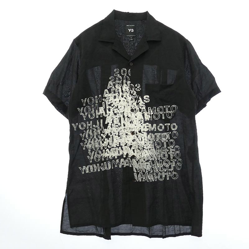 ワイスリー ヨウジヤマモト 26SS KR0169 PLACED GRAPHIC SHORT SLEEVE LONG SHIRT 買取実績