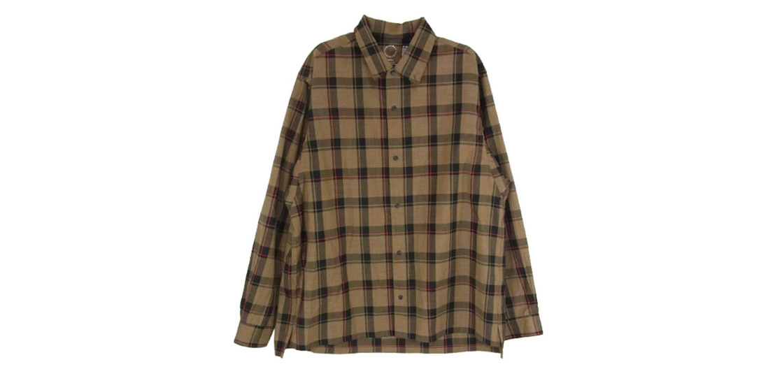 山と道 Merino Shirt Brown Check 買取実績